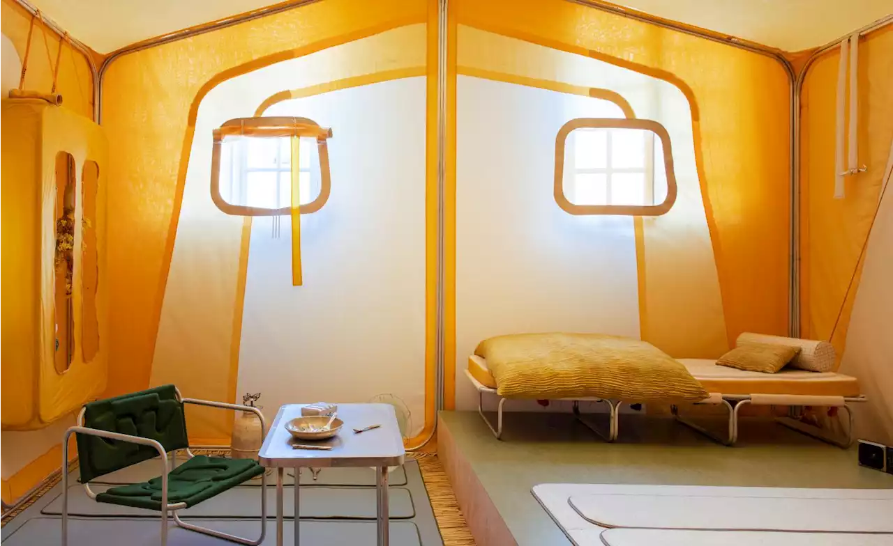 Summer inspiration: 1970s camping informs this installation in the south of France