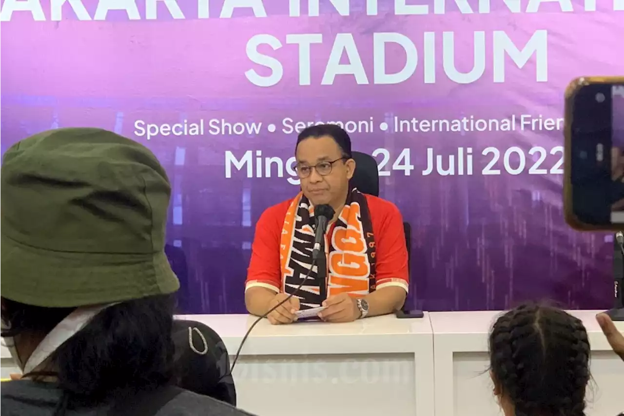 Pagar Tribun Jakarta International Stadium (JIS) Roboh, Gubernur Anies: Bagian dari Proses Alami