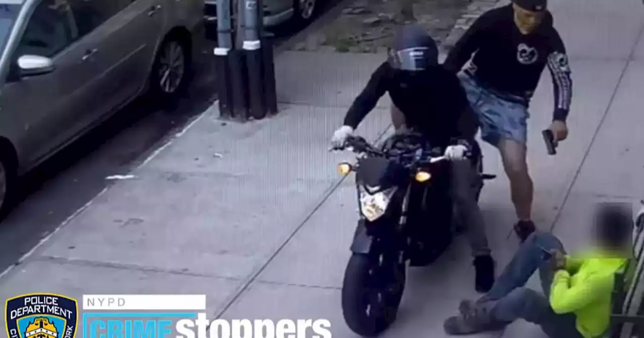 Caught on camera: Man robbed by motorcycle passenger in the Bronx