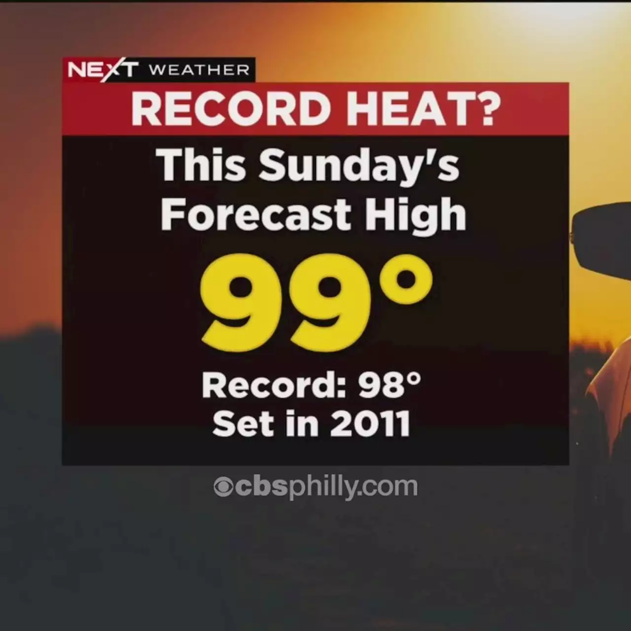 Philadelphia Weather: Excessive Heat Warning Issued For Parts Of Delaware Valley