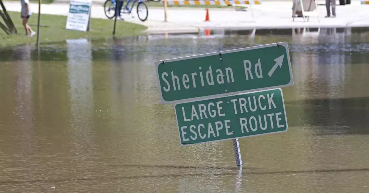 Early morning storms brought flooding to Lake Bluff, more severe weather is on the way