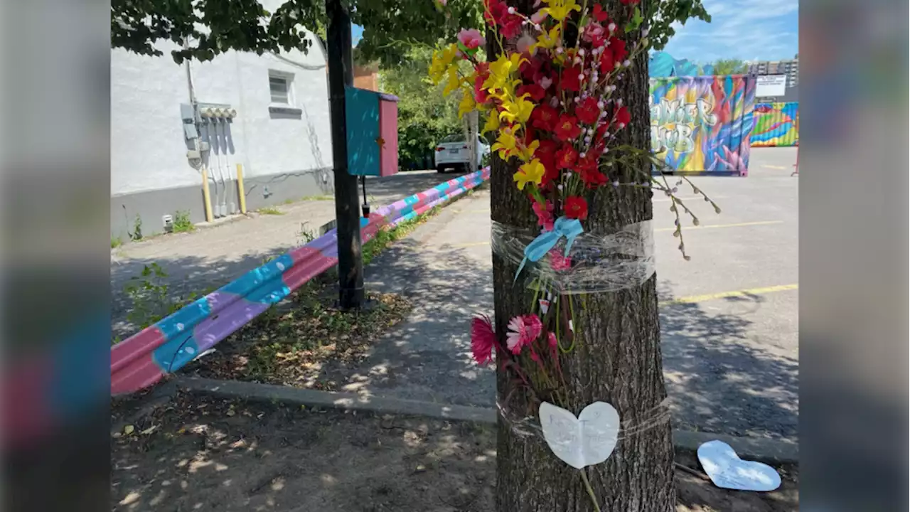 Memorial growing at Vanier intersection where woman was killed