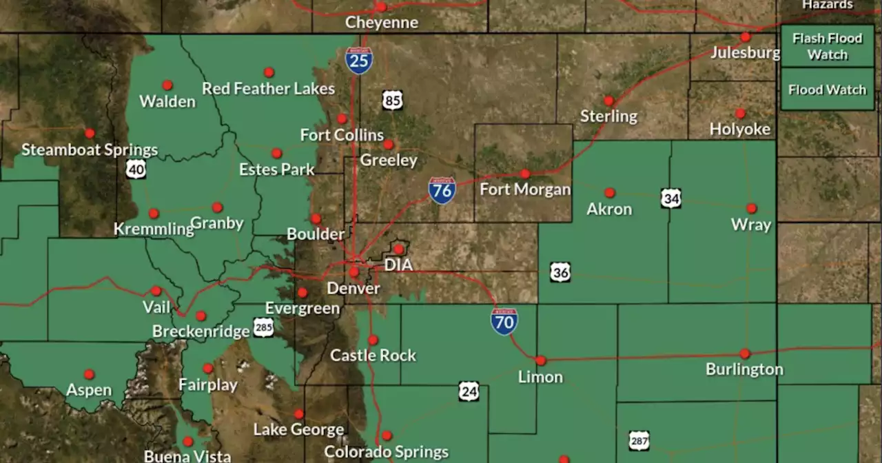 Burn scar areas to see an increased risk of flash flooding Sunday