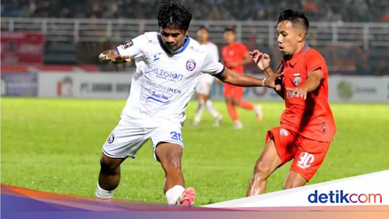 Hasil Liga 1: Borneo FC Lumat Arema 3-0