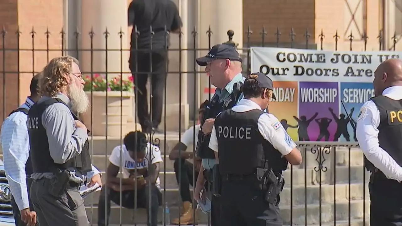 Three people shot in drive-by outside church during funeral in Chicago's Roseland neighborhood