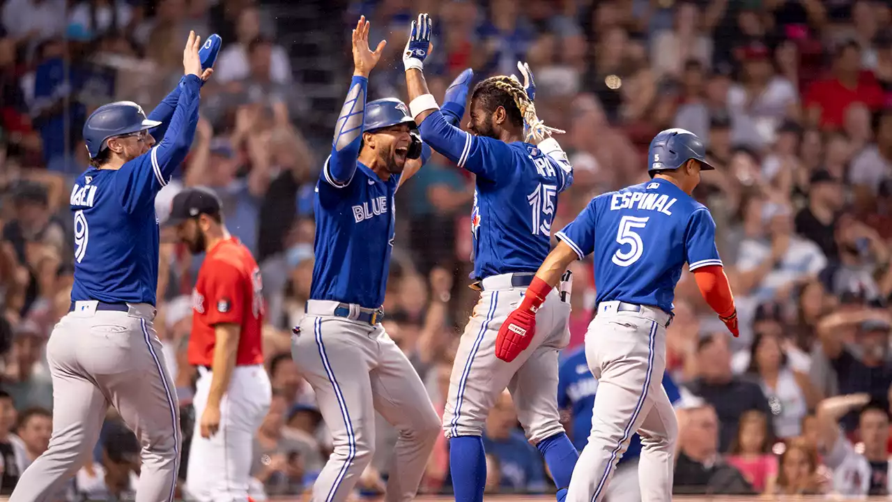 Blue Jays set franchise record with 28 runs Friday night at Fenway Park