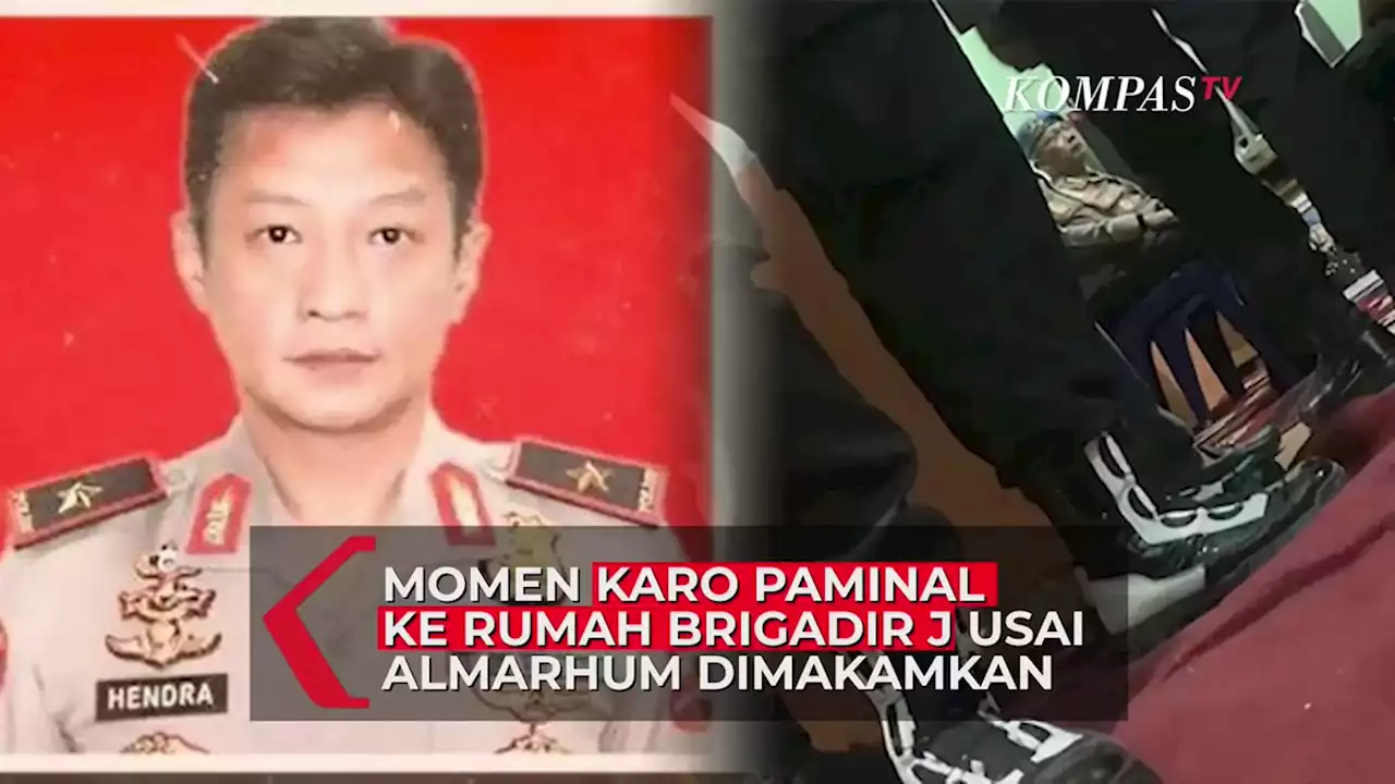 Viral Momen Karo Paminal ke Rumah Brigadir J Usai Almarhum Dimakamkan, Keluarga Dilarang Video