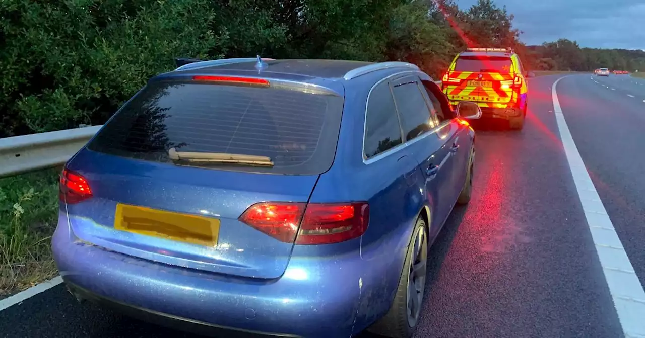 Driver caught speeding down M61 was drunk, had no licence and wasn't insured