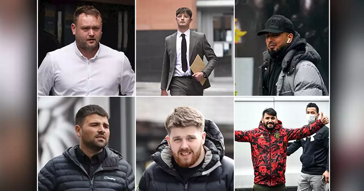 The eight sentenced for trouble at Man City and Man United matches