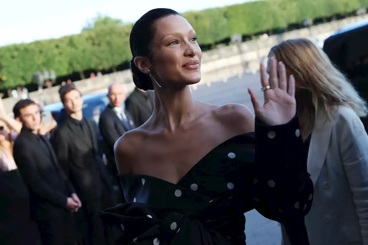 Bella Hadid Matches Her Manicure To Her Favorite Summer Drink