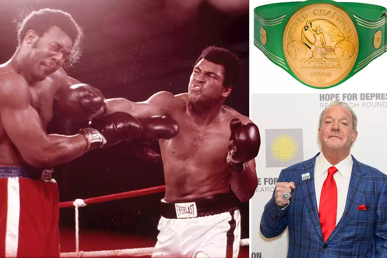 Colts owner Jim Irsay wins Muhammad Ali’s ‘Rumble in the Jungle’ belt in auction for $6 million