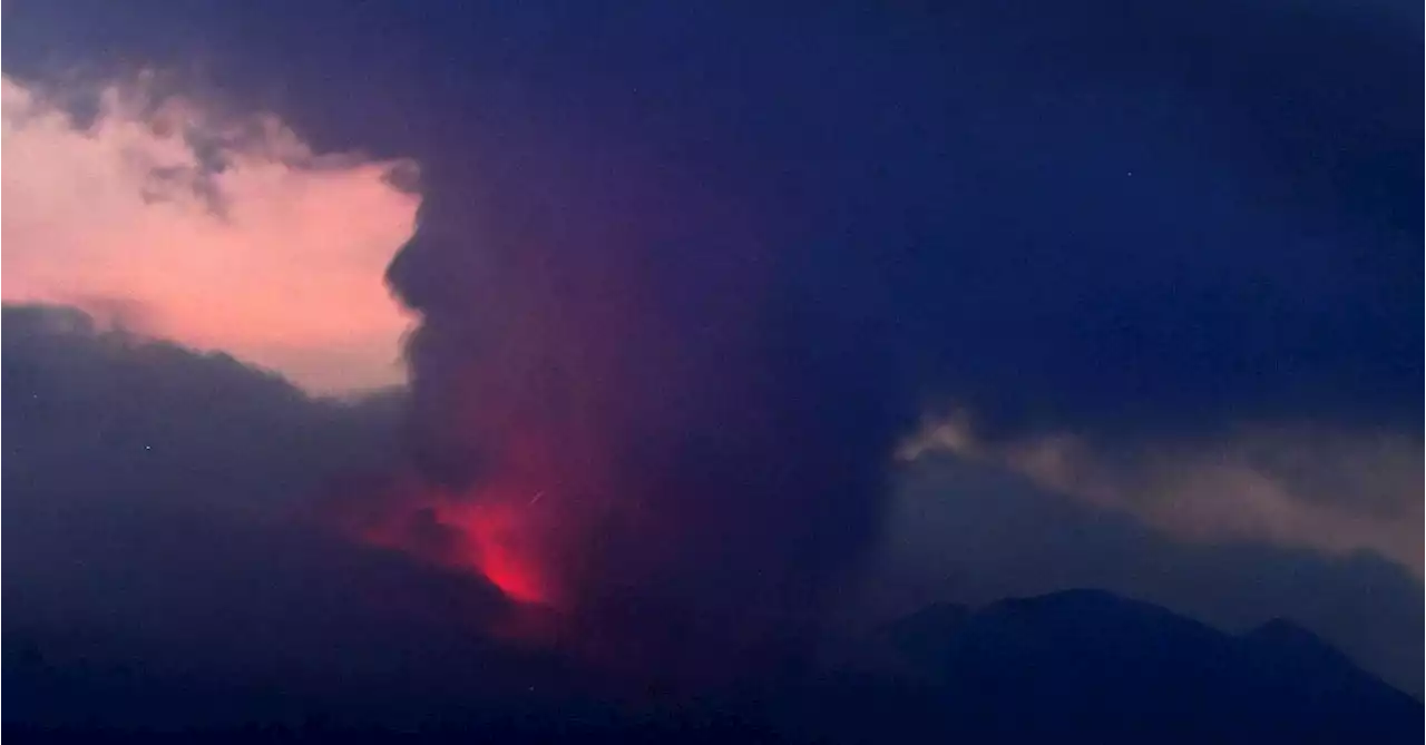 Volcano erupts on western Japanese island of Kyushu, no reports of damage