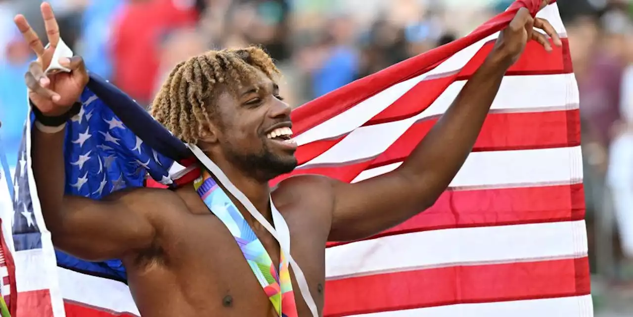 Noah Lyles Is Having the Time of His Life