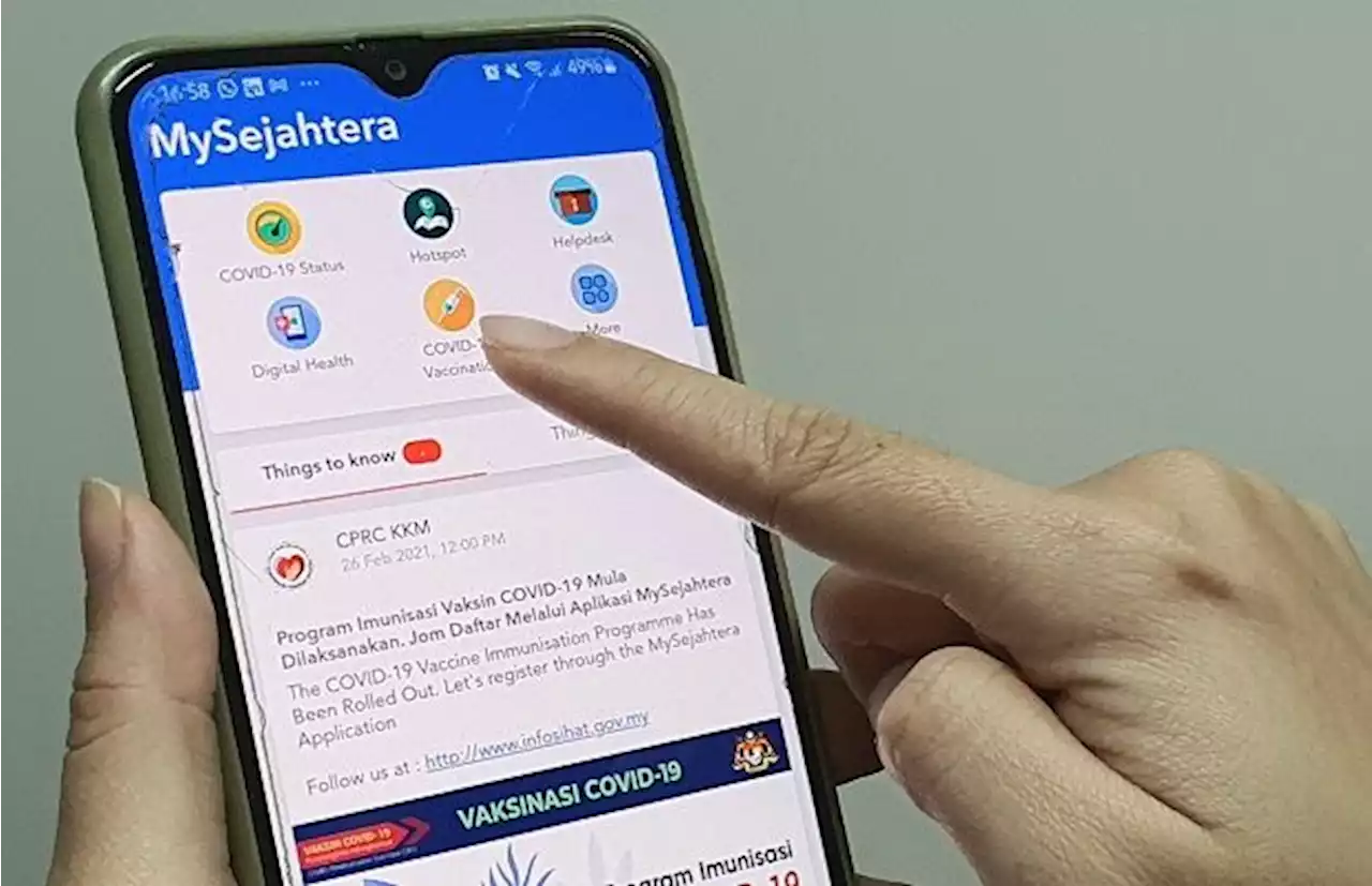 Covid-19: Those eligible can now book for second booster slot on MySejahtera