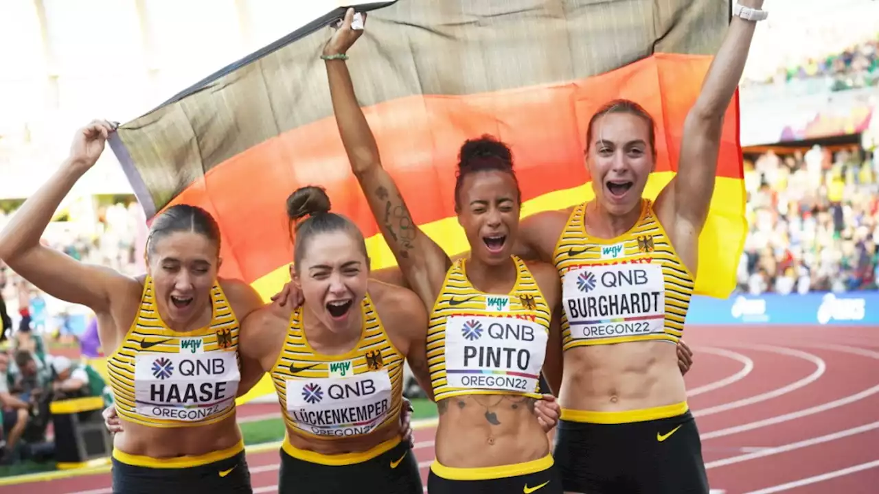 Staffel bei der Leichtathletik-WM: Vier Sprinterinnen, vier lange Wege