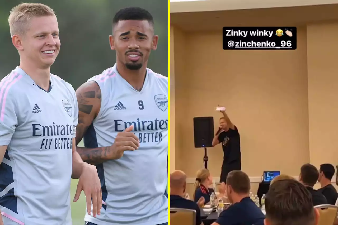 Zinchenko has already sung initiation song and made KDB joke after Arsenal move