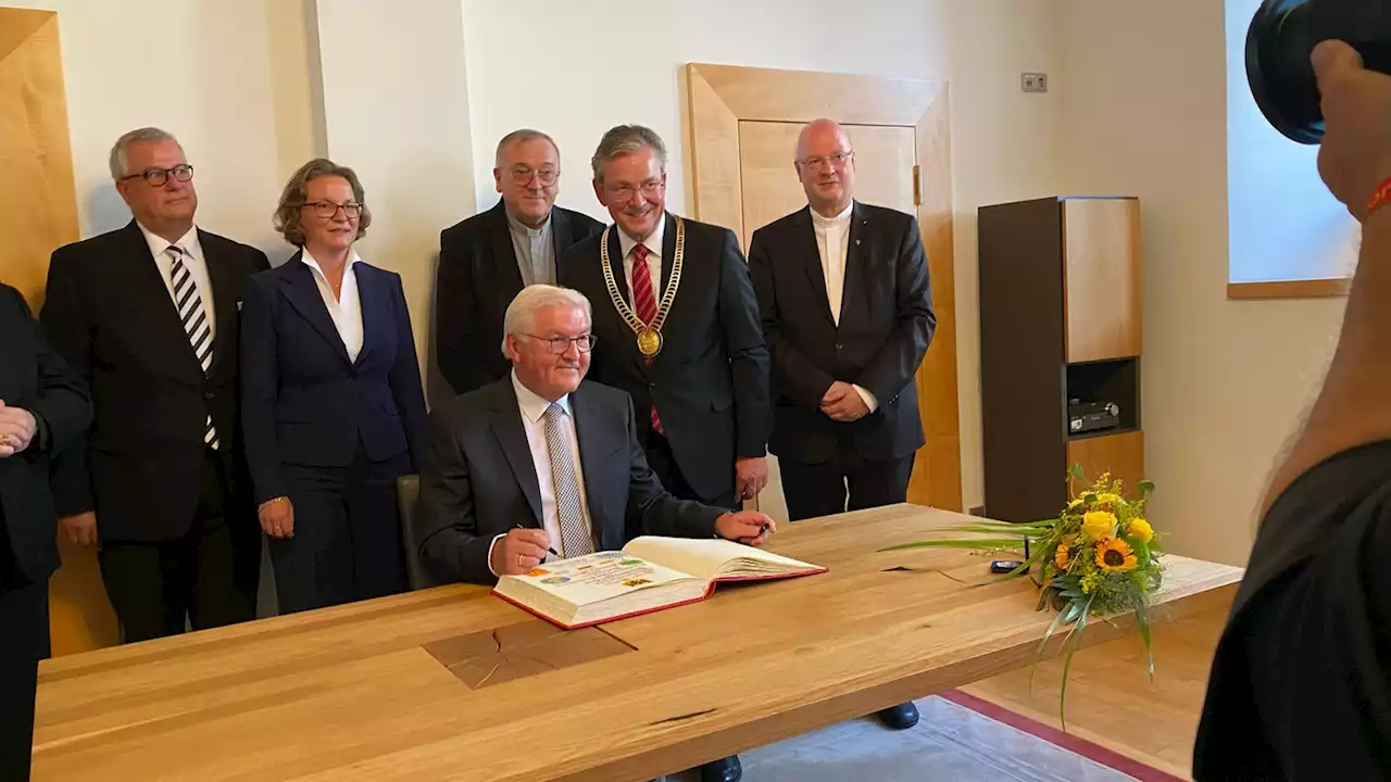 Bundespräsident Steinmeier zu Besuch bei Libori in Paderborn