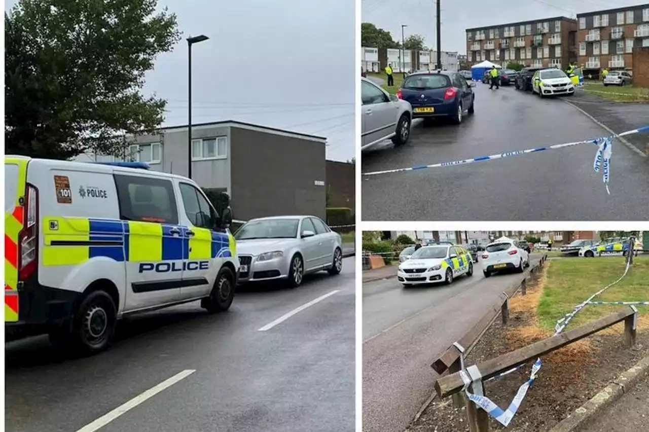 Children pay respects to their dad as Sheffield police continue to quiz suspects over death