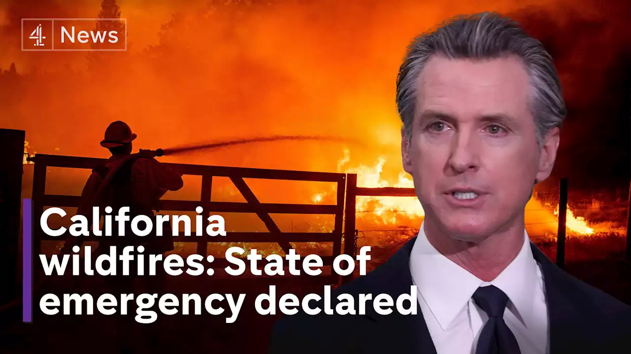 California declares state of emergency over wildfires