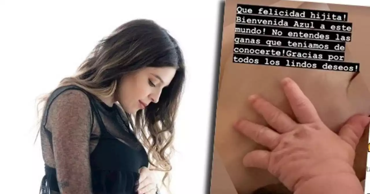 Nació Azul, la segunda hija de Dalma Maradona