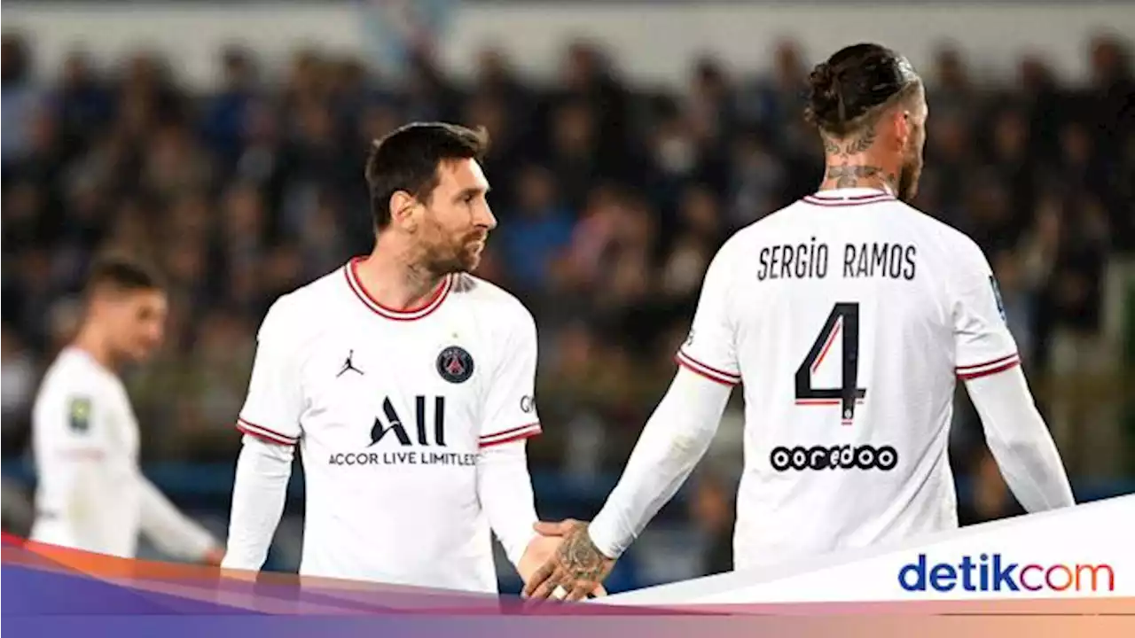 Lionel Messi Marah Usai Kena Tekel Sergio Ramos di Latihan PSG?