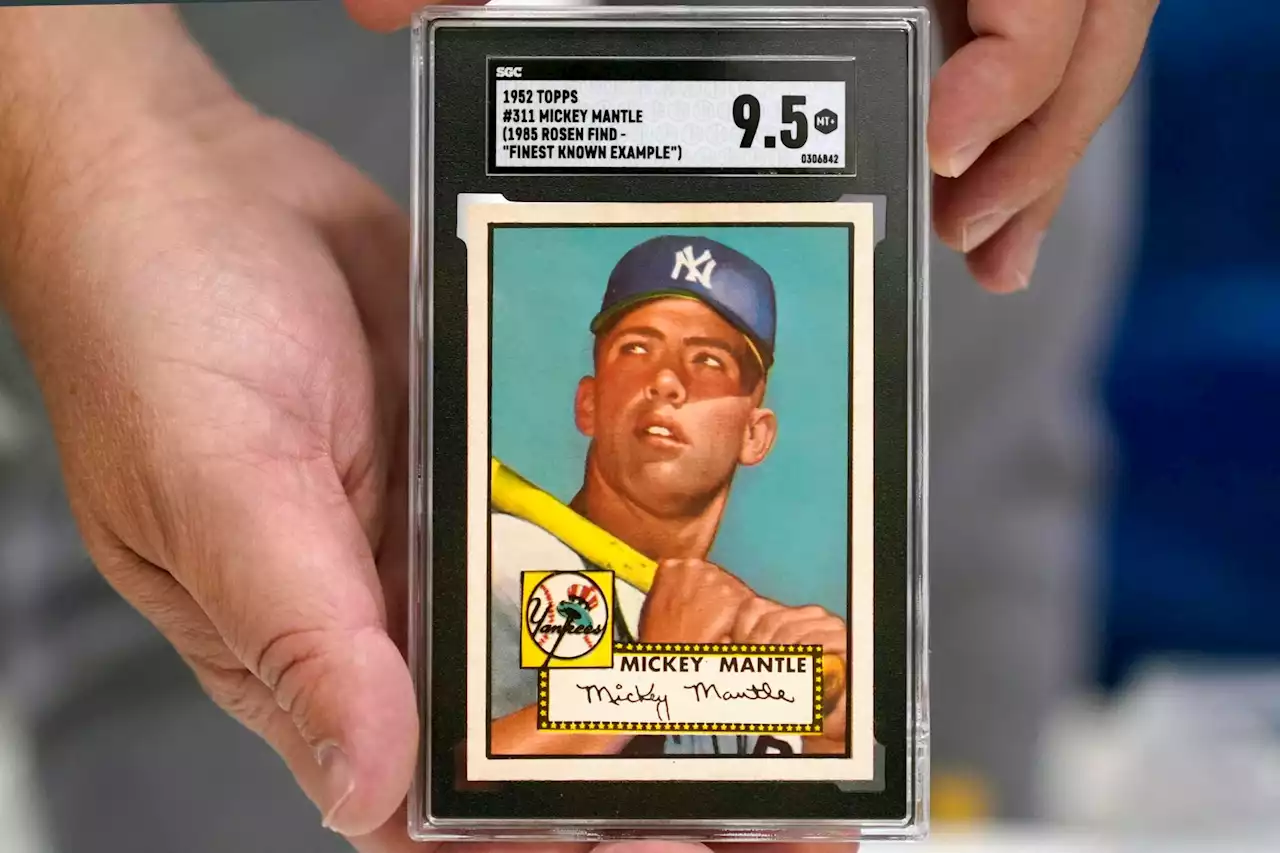 Mickey Mantle Baseball Card Could Sell For $10 Million And Break Sports Memorabilia Record