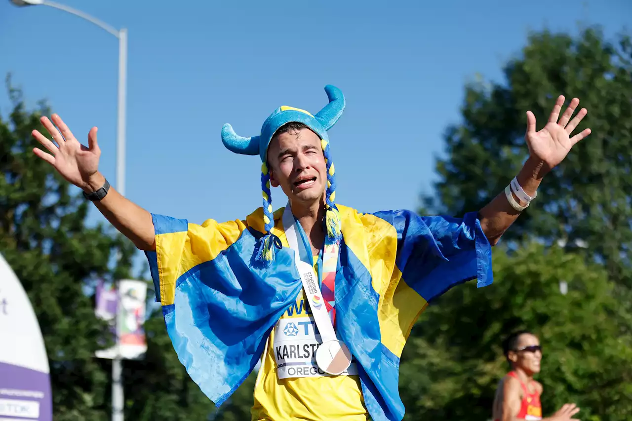 Perseus VM-succé: 'Är dubbla medaljtårar'