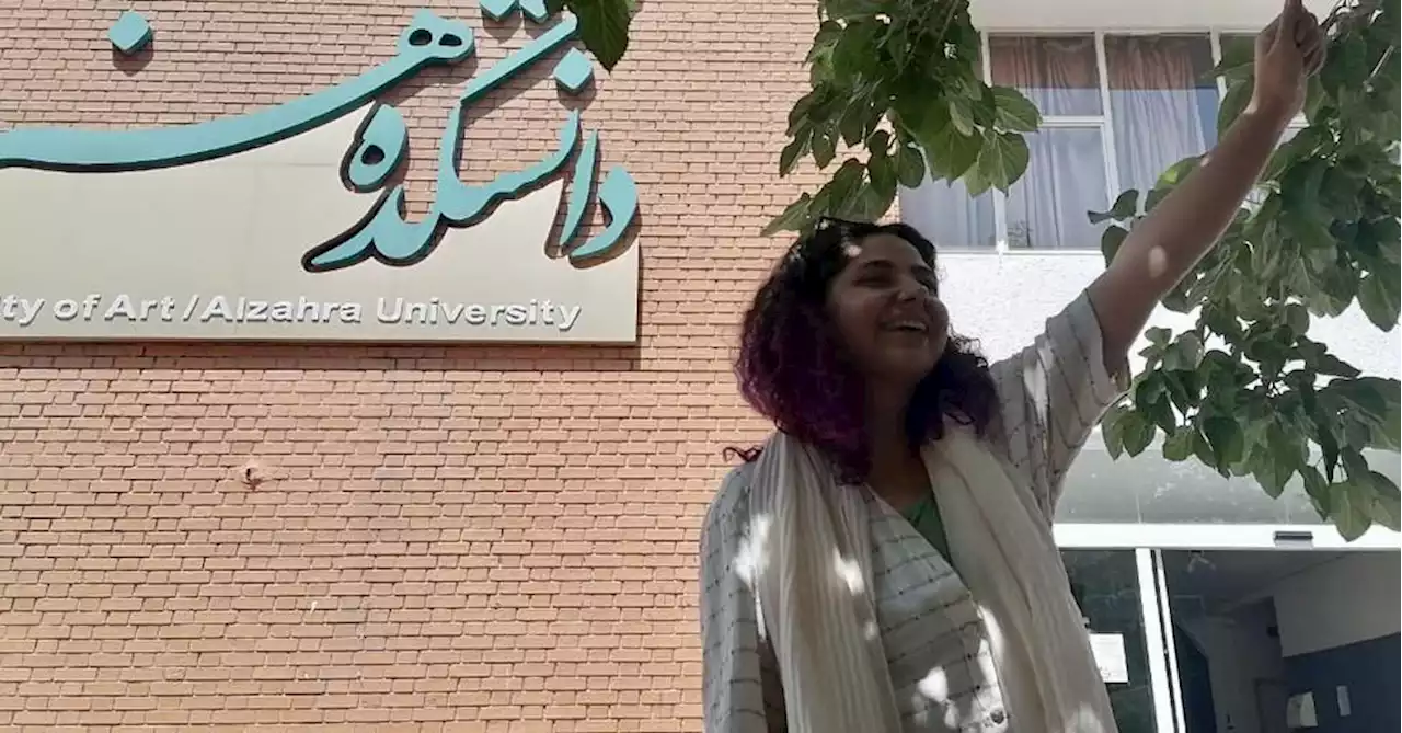 نازی زندیه، دانشجوی معترض به حجاب اجباری، با وثیقه آزاد شد
