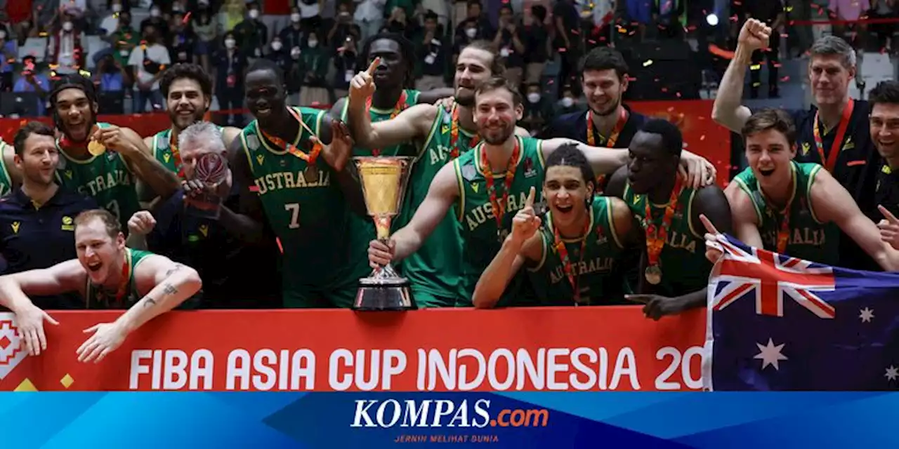 Daftar Juara FIBA Asia Cup: Australia Raih Gelar Kedua, Samai Jepang dan Korea Selatan