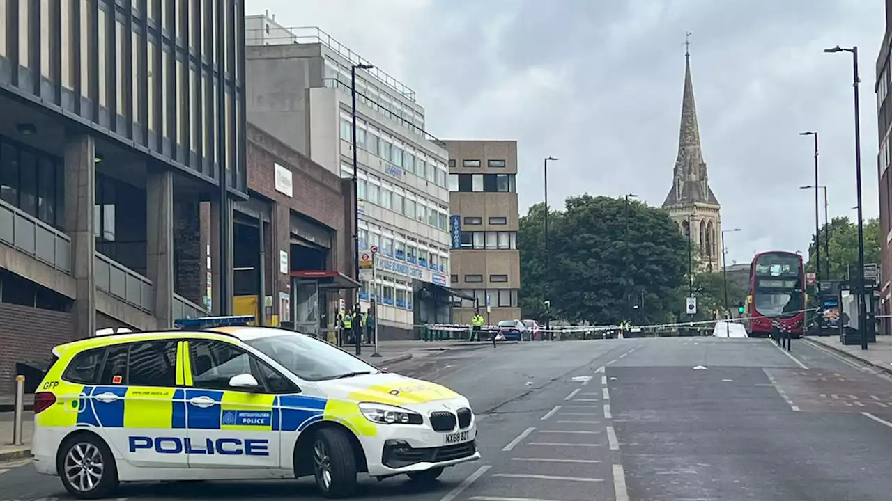 Man in his 20s shot dead near busy north London Tube station