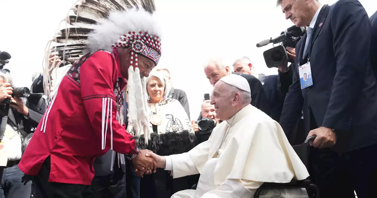 Pope Francis lands in Canada, set for apologies to Indigenous groups