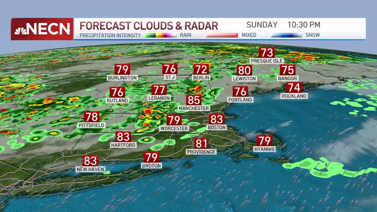 FIRST ALERT: Boston Breaks Heat Record; Severe Thunderstorm Warning in Part of Vt.