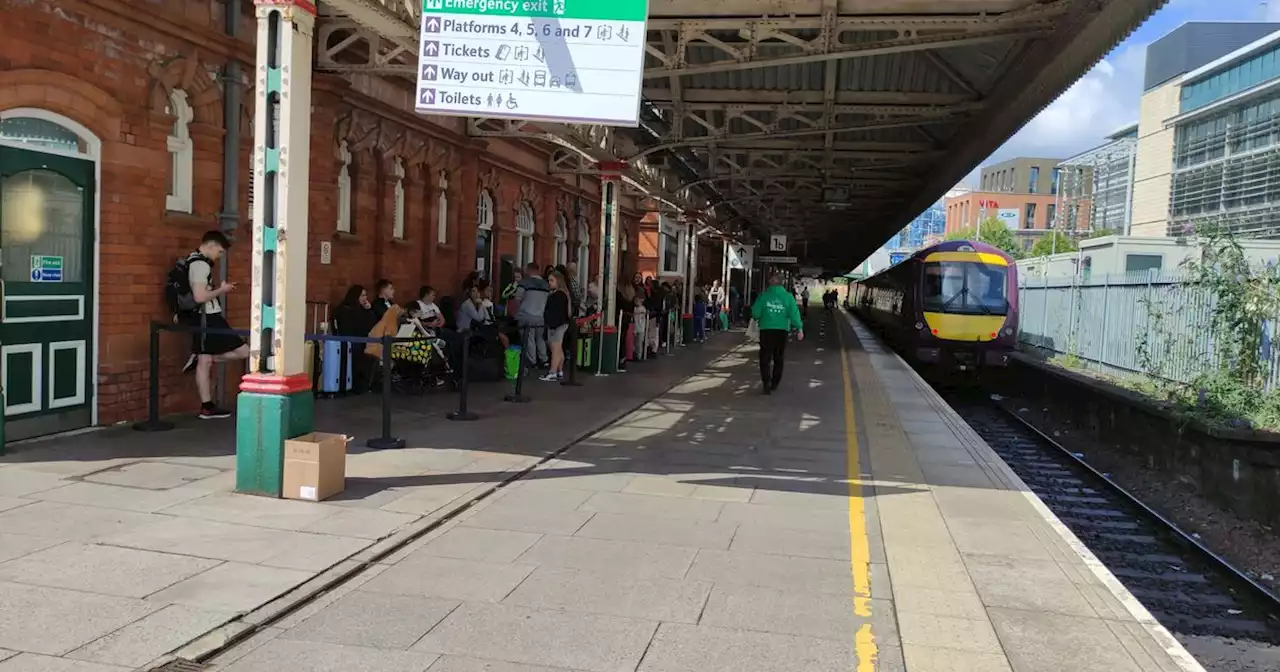 Huge queues for Skegness trains in Nottingham as holidays begin