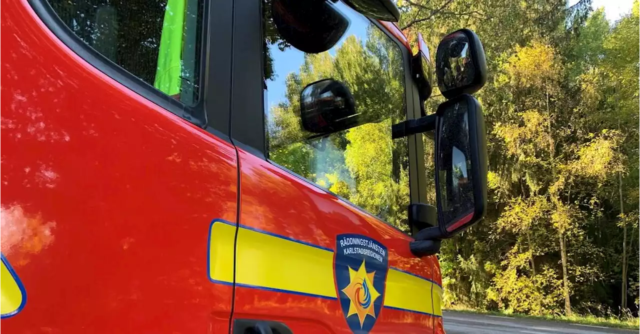 Larm om brand i Lysvik