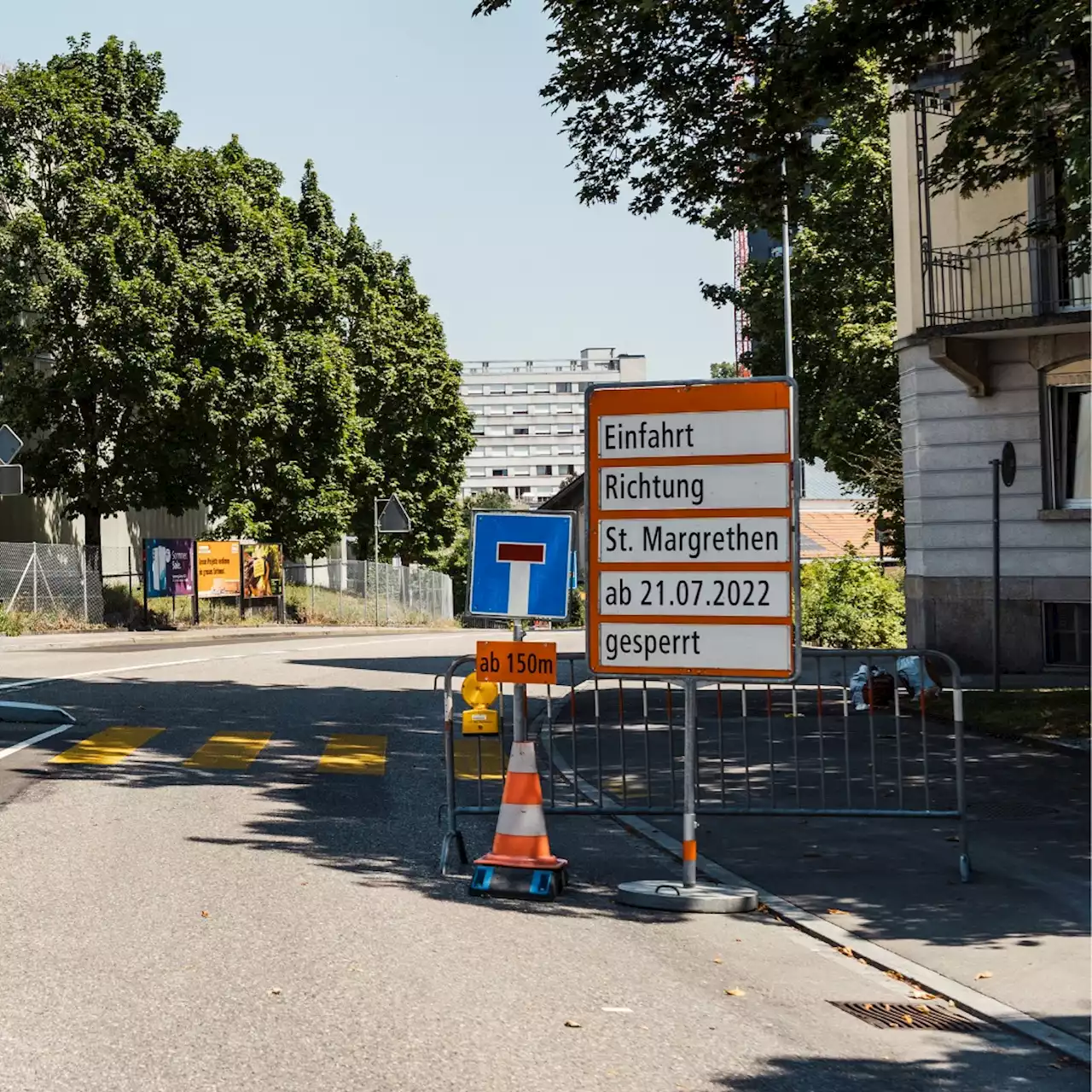 Stadt St.Gallen SG: Achtung Strassensperrungen