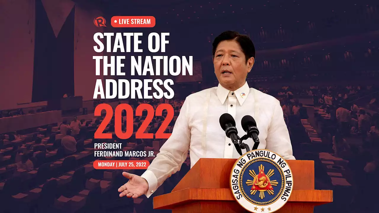 LIVESTREAM: Marcos' first SONA | State of the Nation Address 2022