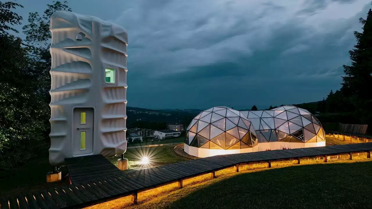 Wild 3D-printed space habitat prototype designed to fit inside SpaceX Starship lands in Switzerland