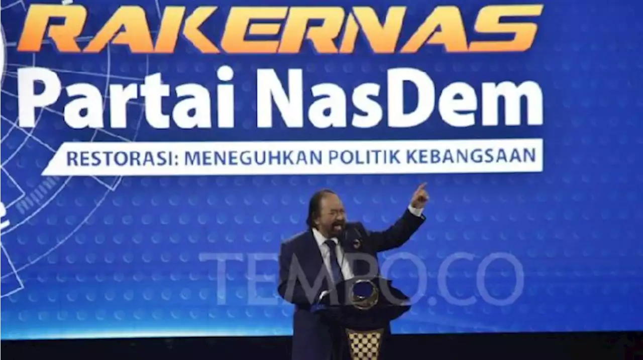 NasDem Bakal Daftar Jadi Peserta Pemilu 2024 ke KPU di Hari Pertama