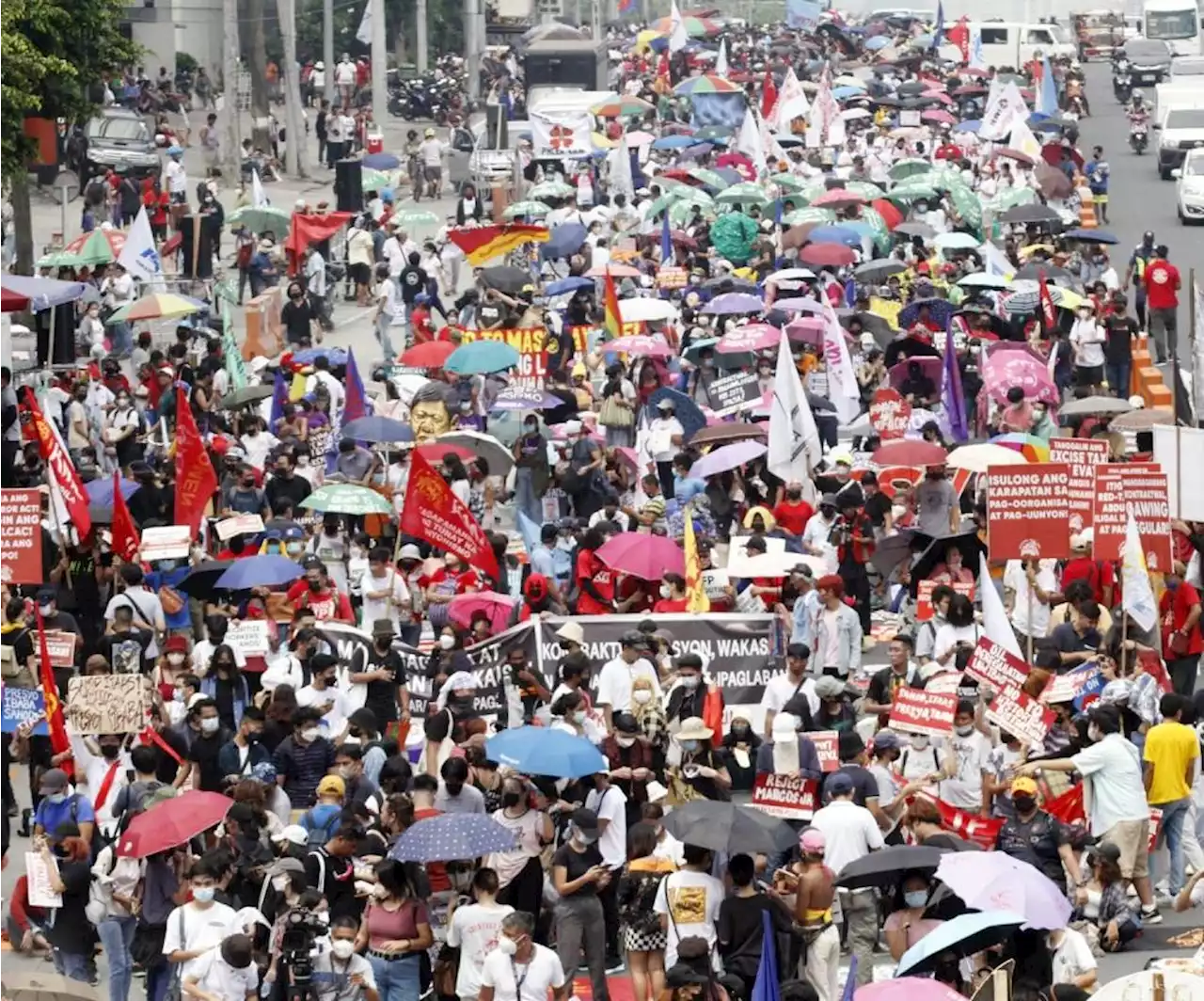 NCRPO: Protesters voluntarily dispersed before Marcos' SONA