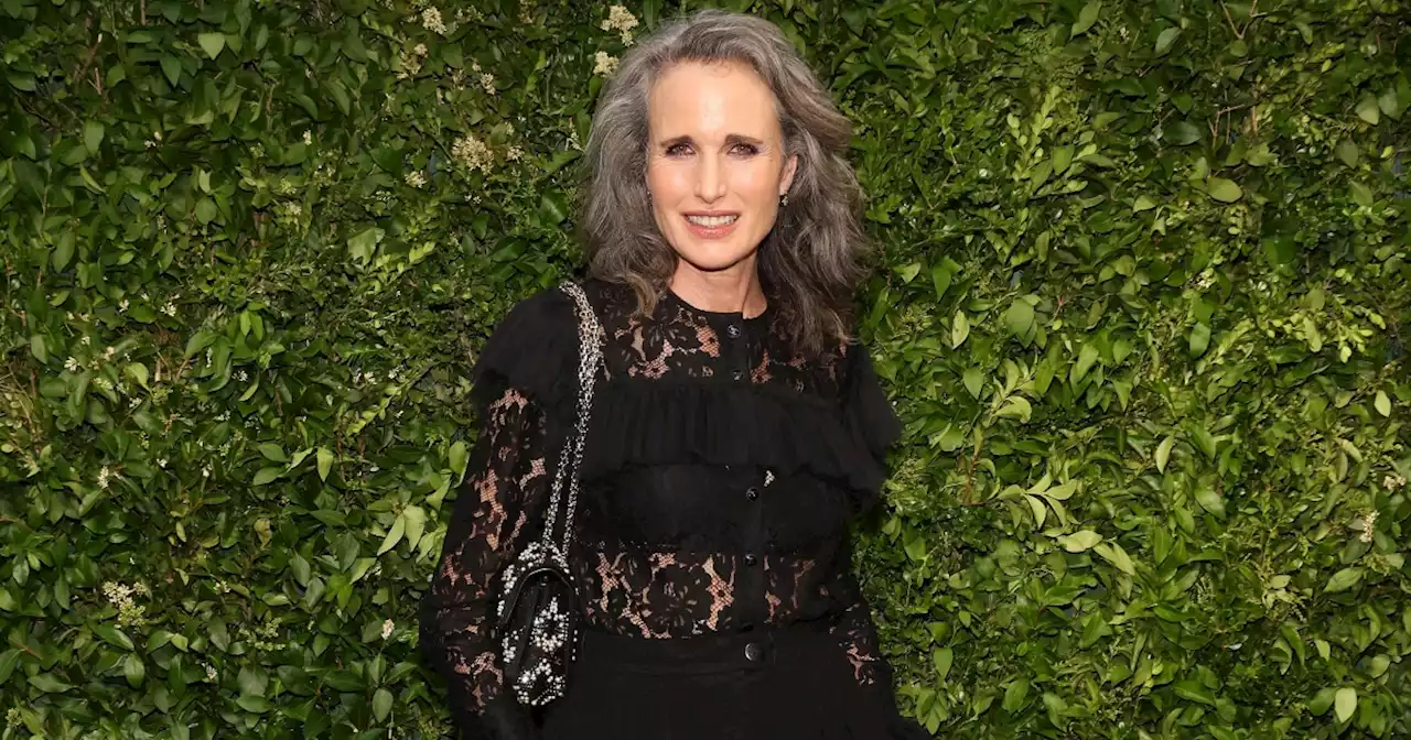 Andie MacDowell reveals how embracing her gray hair has made dating ‘better’