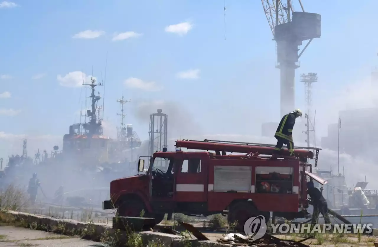 우크라 '러 오데사 공격에도 곡물창고는 무사…수출준비 계속' | 연합뉴스