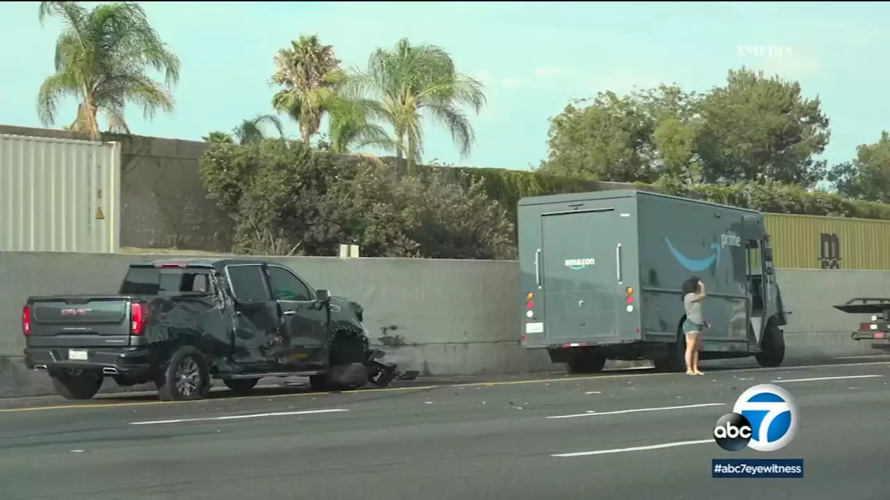 Man carjacked Amazon delivery truck in Moreno Valley, led officers on chase, police say