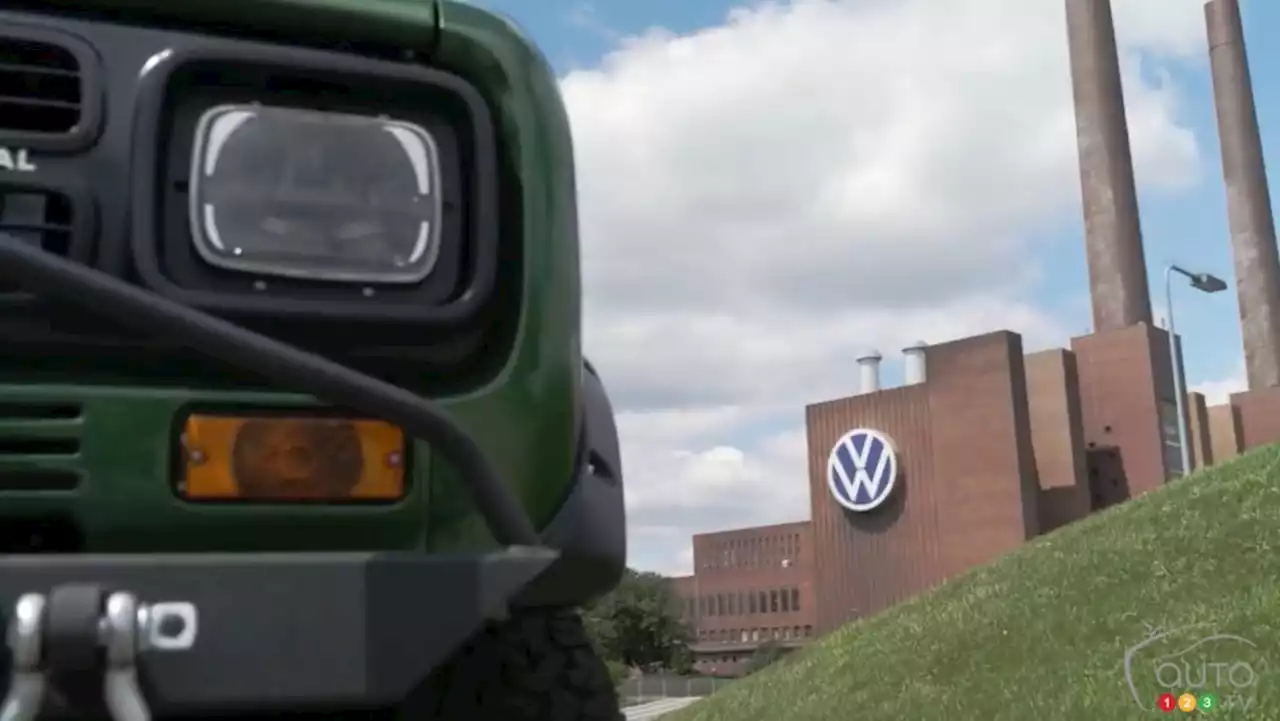 La bannière Scout de VW : un pickup et un VUS électrique | Actualités automobile | Auto123