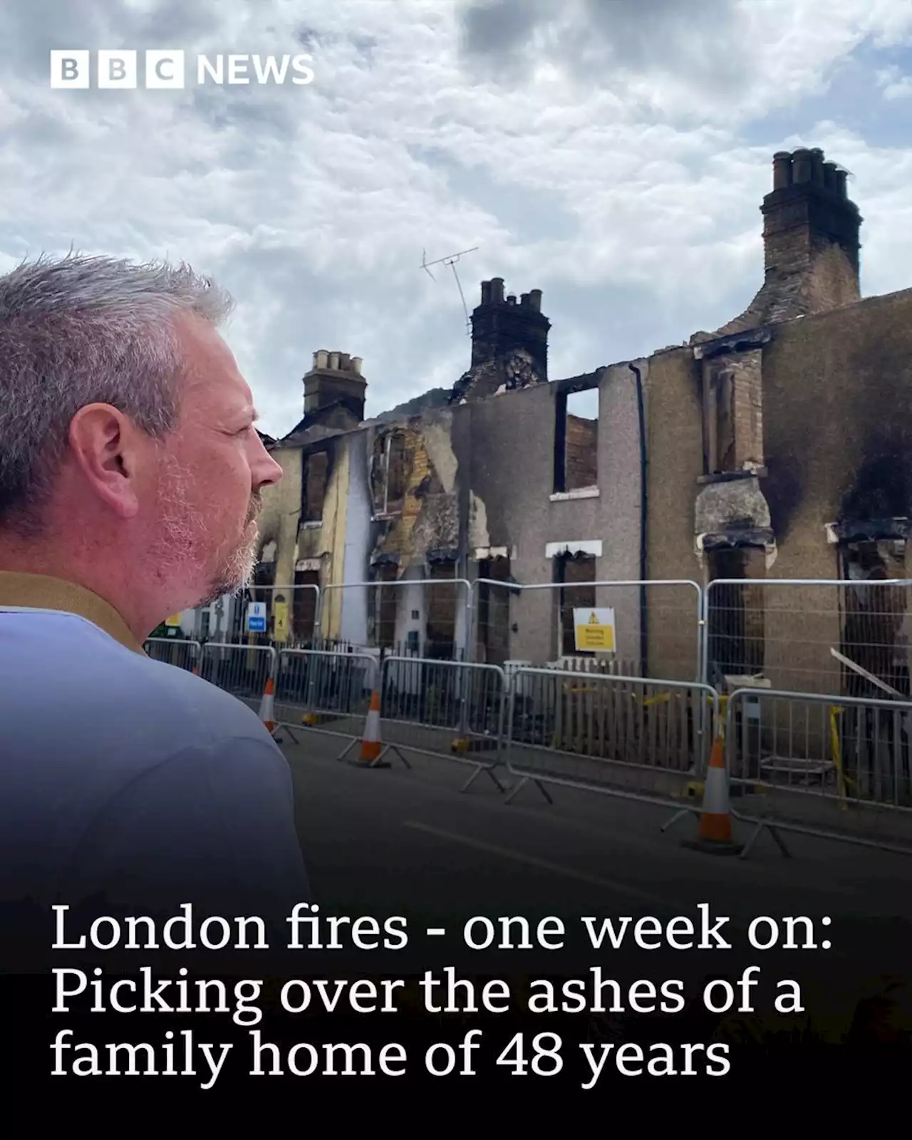 Heatwave: London family watched on TV as fire destroyed home