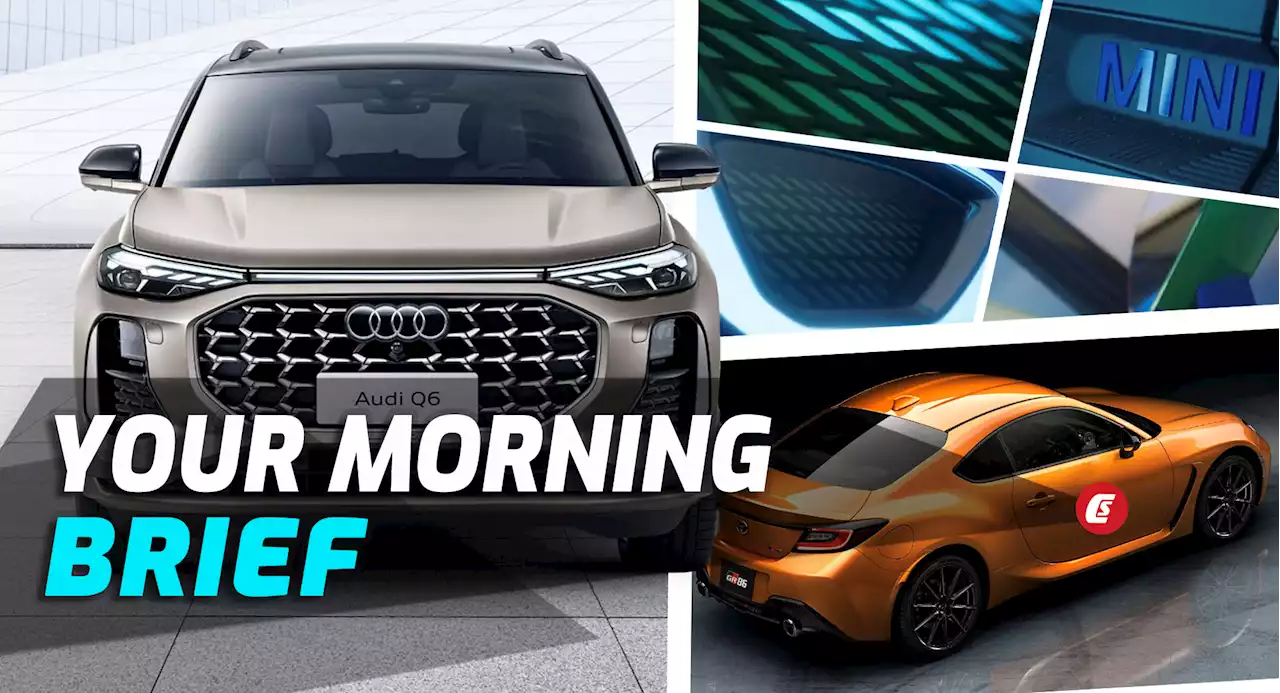 Audi Q6 Unveiled In China, Toyota GR86 Anniversary, And MINI Aceman Teaser: Your Morning Brief | Carscoops