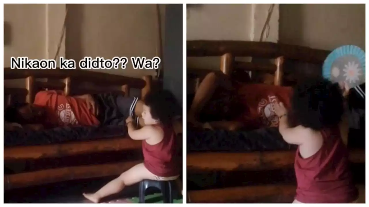 WATCH: Video of a 2-year-old kid taking care of her drunk grandfather goes viral