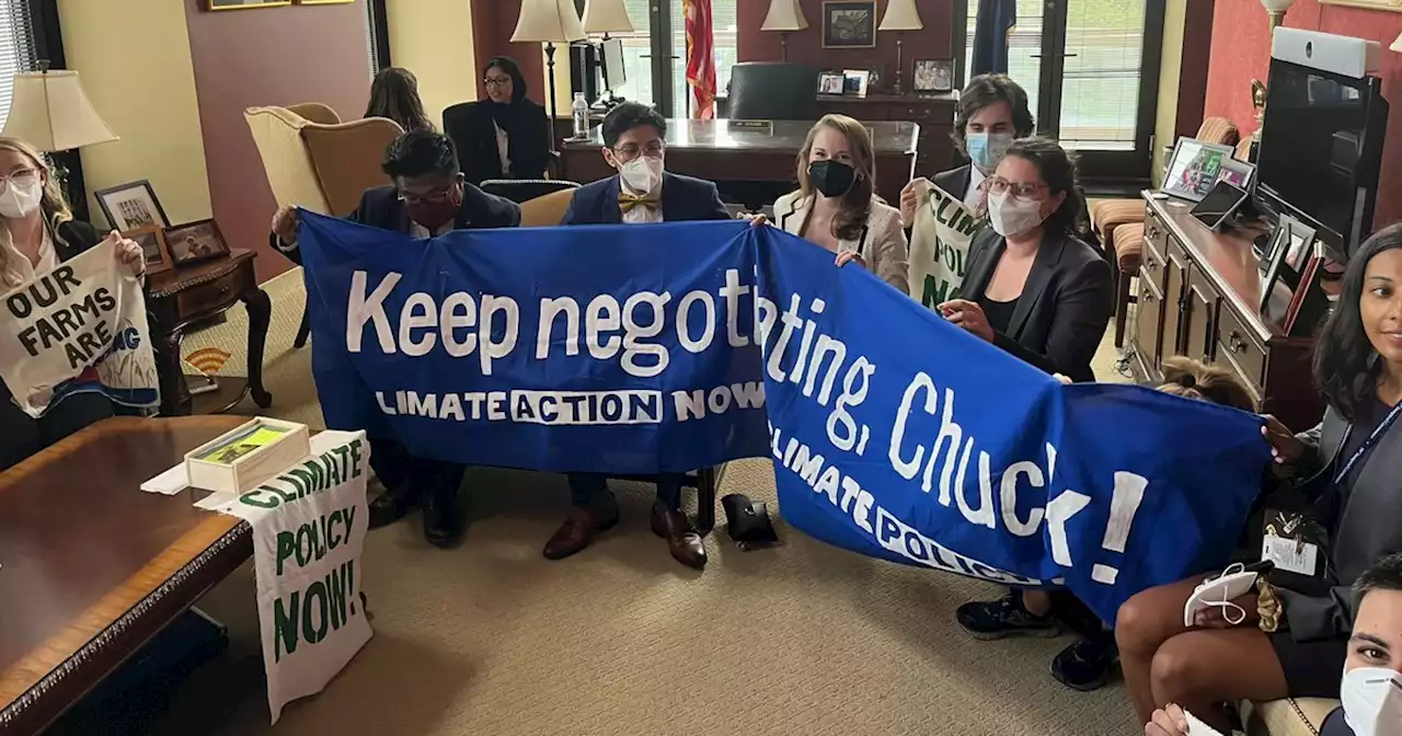 Congressional Staffers Arrested for Climate Sit-In at Schumer's Office