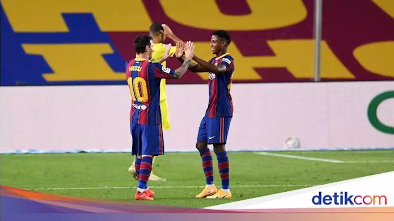 Ansu Fati Setuju Banget Messi Pulang ke Barcelona