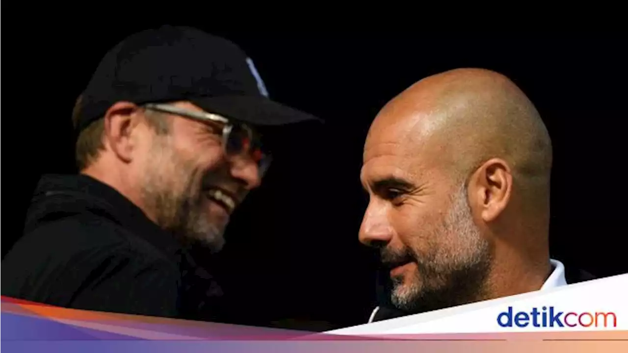 Head to head Guardiola Vs Klopp Jelang Community Shield