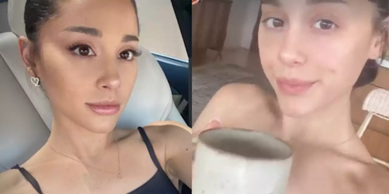 Ariana Grande goes bare-faced, and she looks flawless